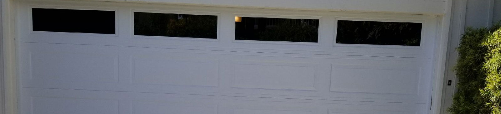 Garage door opening prepped for new installation in Coppell home garage